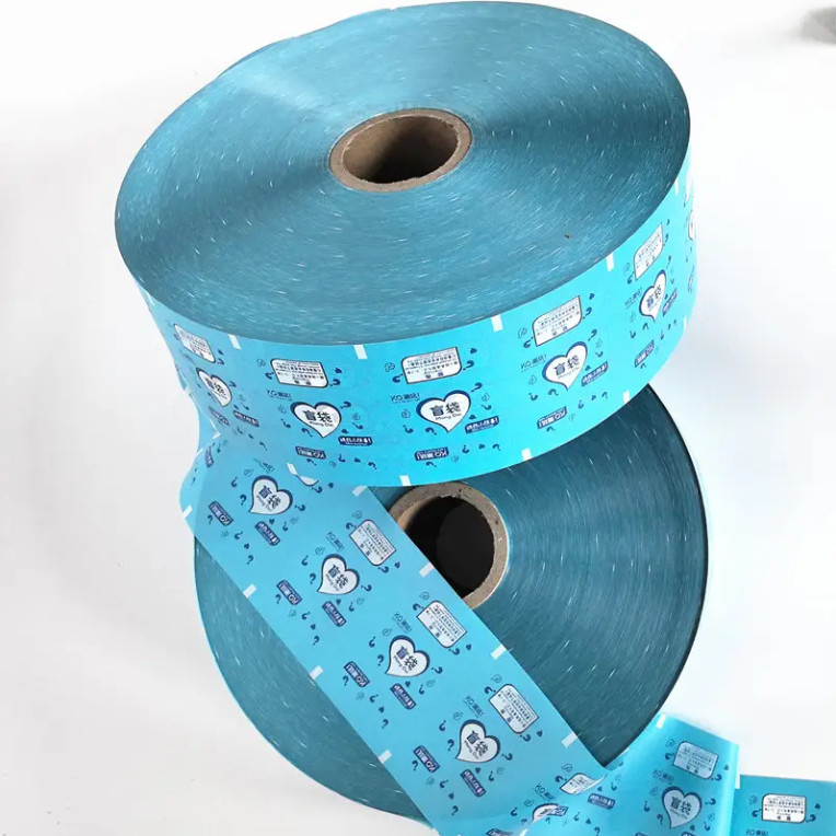 Niestandardowe drukowane pieczęcie cieplne PET BOPP plastikowe rolki film słodycze i czekolada opakowania spożywcze, folia aluminiowa film zapasowy z zamówienia