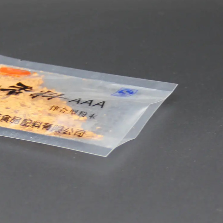 Ekologicznie przyjazne, niestandardowo wydrukowane plastikowe małe torebki przyprawy, przyprawy, cukier, trzystronne uszczelnienie, przejrzyste opakowanie żywności