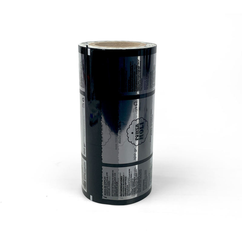 Miękkie i odporne na wilgoć opakowania złożone z tworzyw sztucznych folia rolkowa do cukierków przekąski ciasteczka elastyczne opakowanie folia workowaty