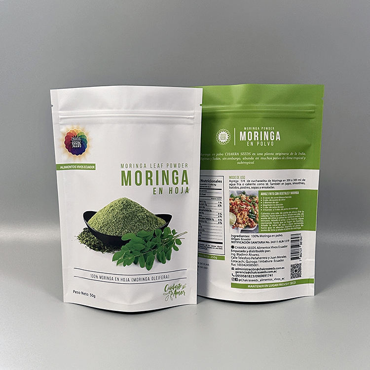 Zamykające się torby opakowania żywności z zamkiem stand up pouch Custom Spice Powder Packaging Plastic Bag