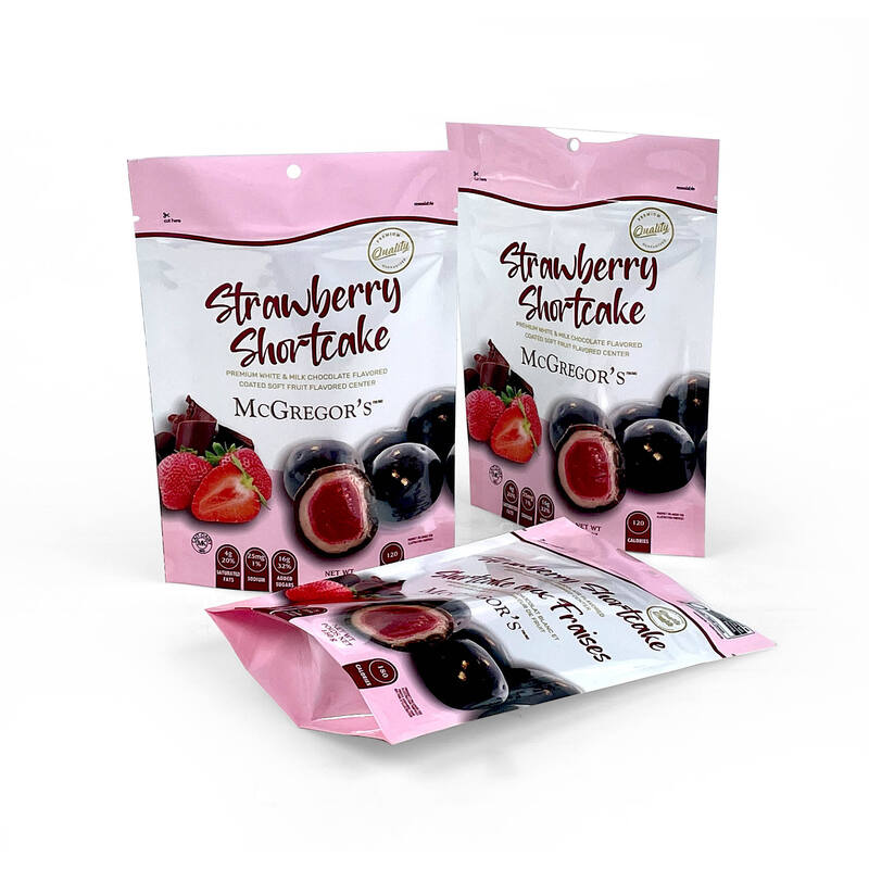 Custom Printed Freeze Dried Fruit Bags Resealable Stand Up Three Side Seal Flat Pouch Dry Fruit Packaging Snack Bags